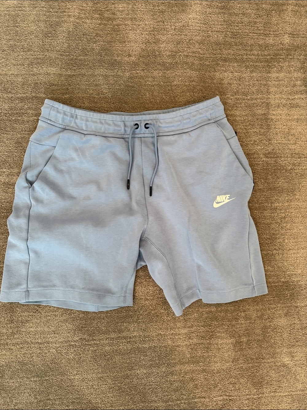 Nike Men's Sky Blue Fleece Tech Shorts